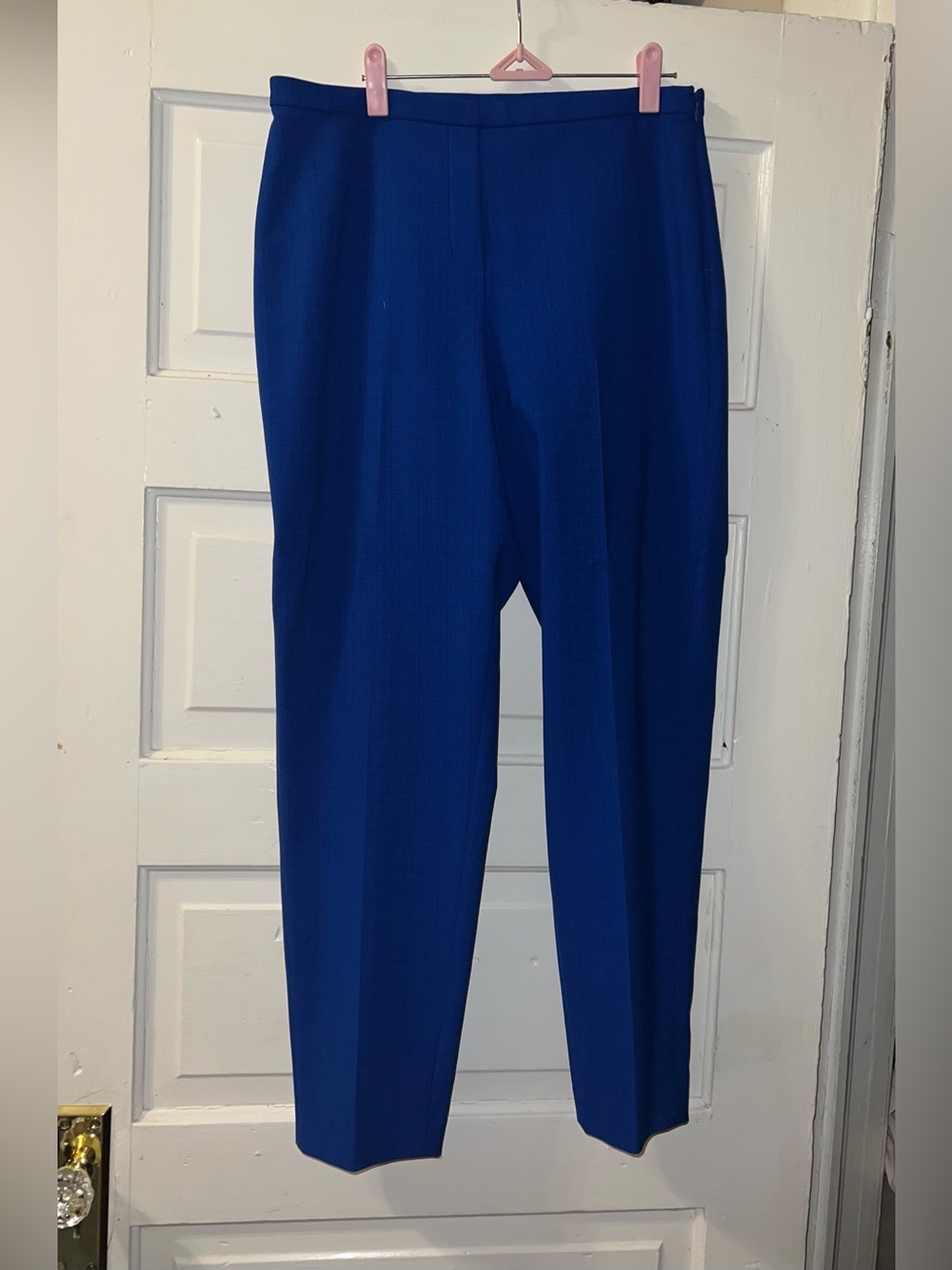 Elie Tahari Womens Royal Blue Dress Trousers